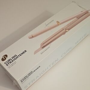 T3 Rose Gold 2-in-1 Curling Straightener
